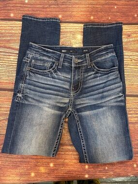 BKE “ALEC” Men’s Medium Blue Straight Jeans 28x32